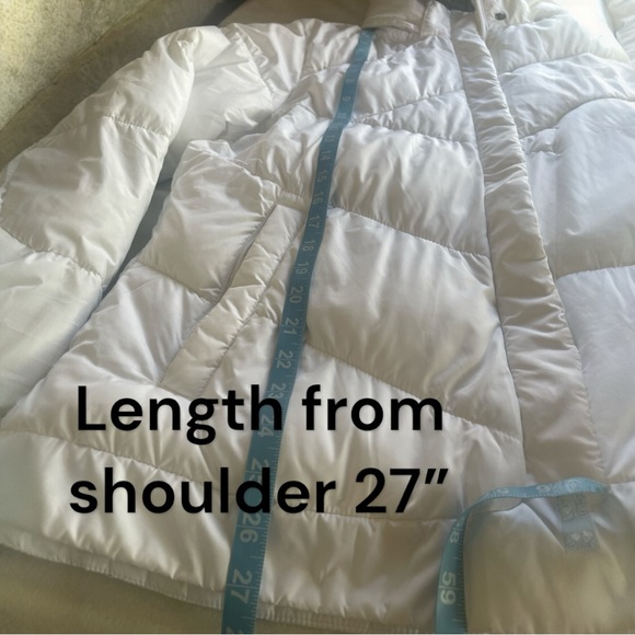 Columbia Women's Sportswear Co Quilted Jacket with Fur Trim Hood XL White - Picture 13 of 16